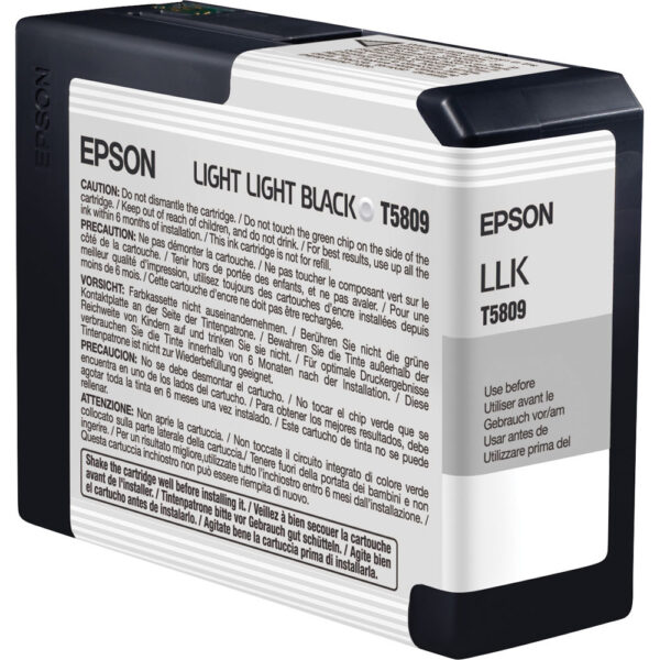 Tinta Epson T580900 Light Light Black (80ML) 720 Pag