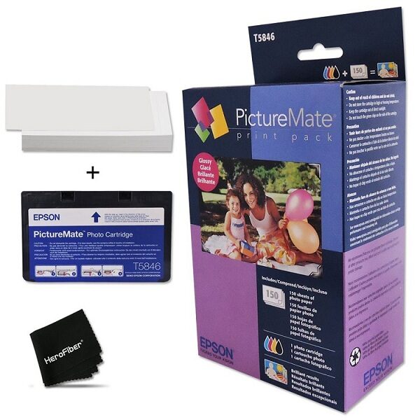 Tinta Epson T5846 PictureMate PM260 + 150 Hojas