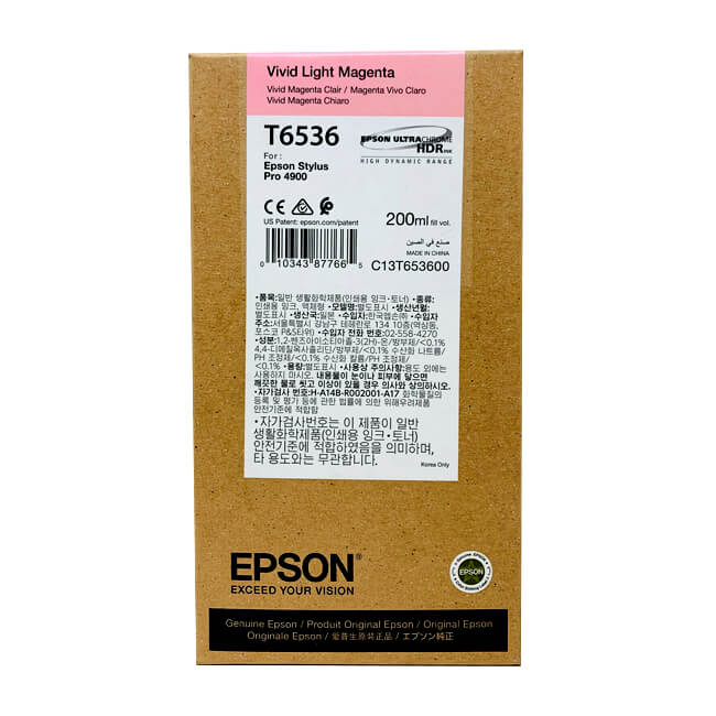 Tinta Epson T653600 Vivid Light Magenta (200M Tinta Epson T653600 Vivid Light Magenta (200ML)