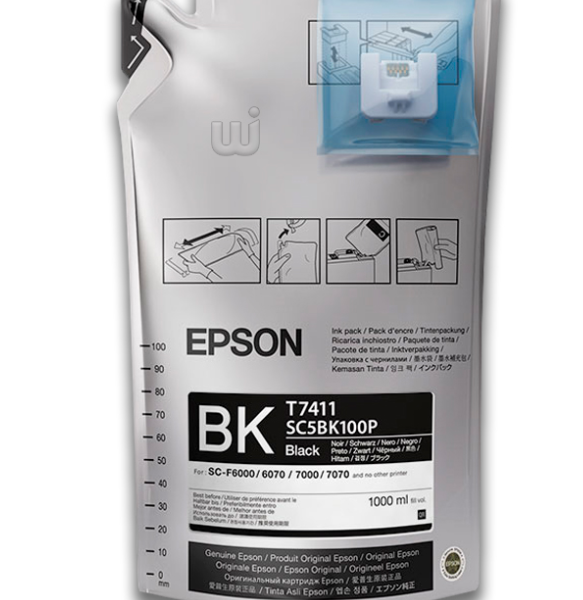 Tinta Epson T741100 Negro 1LT SureColor SC-F6000