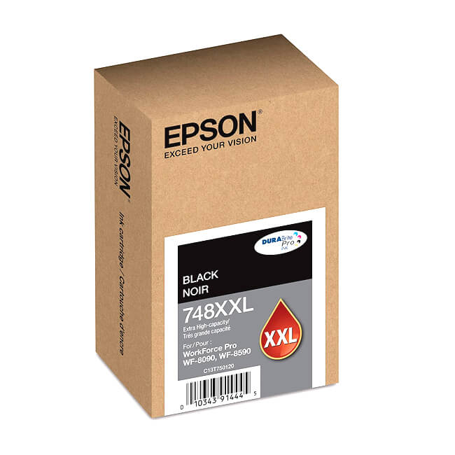 Tinta Epson T748XXL120 Negro 10,000 P Tinta Epson T748XXL120 Negro 10,000 Pag