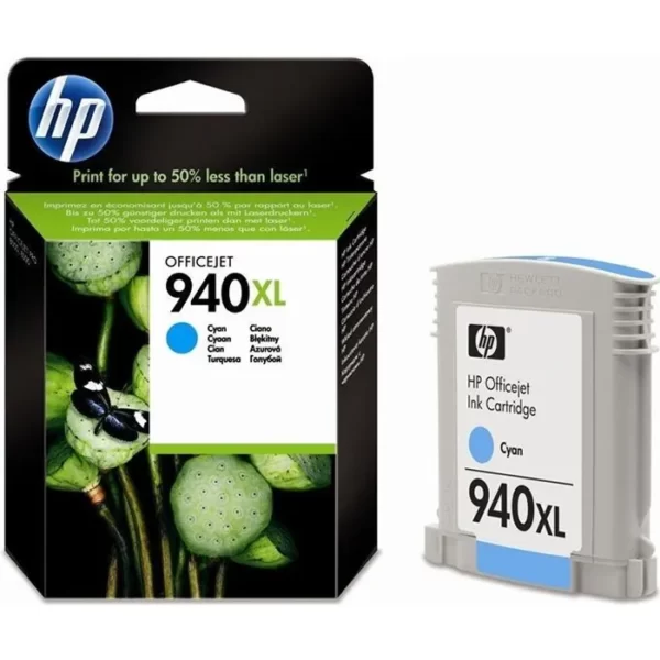 Tinta HP C4907AL (940XL) Cyan 1,400 Pag. OfficeJet Pro 8500