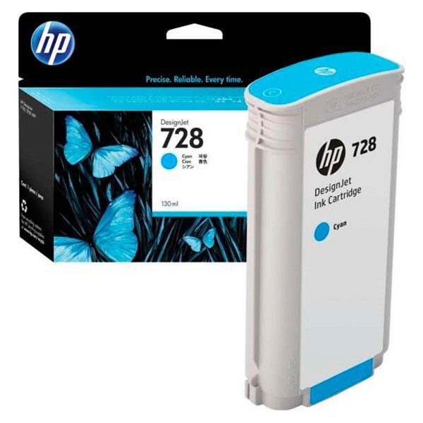 Tinta HP F9J67A (728) Cyan 130ML | DesignJet T730, T830