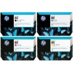 Tinta Hp C4871A (80) Negro 350ML DesignJet 1050