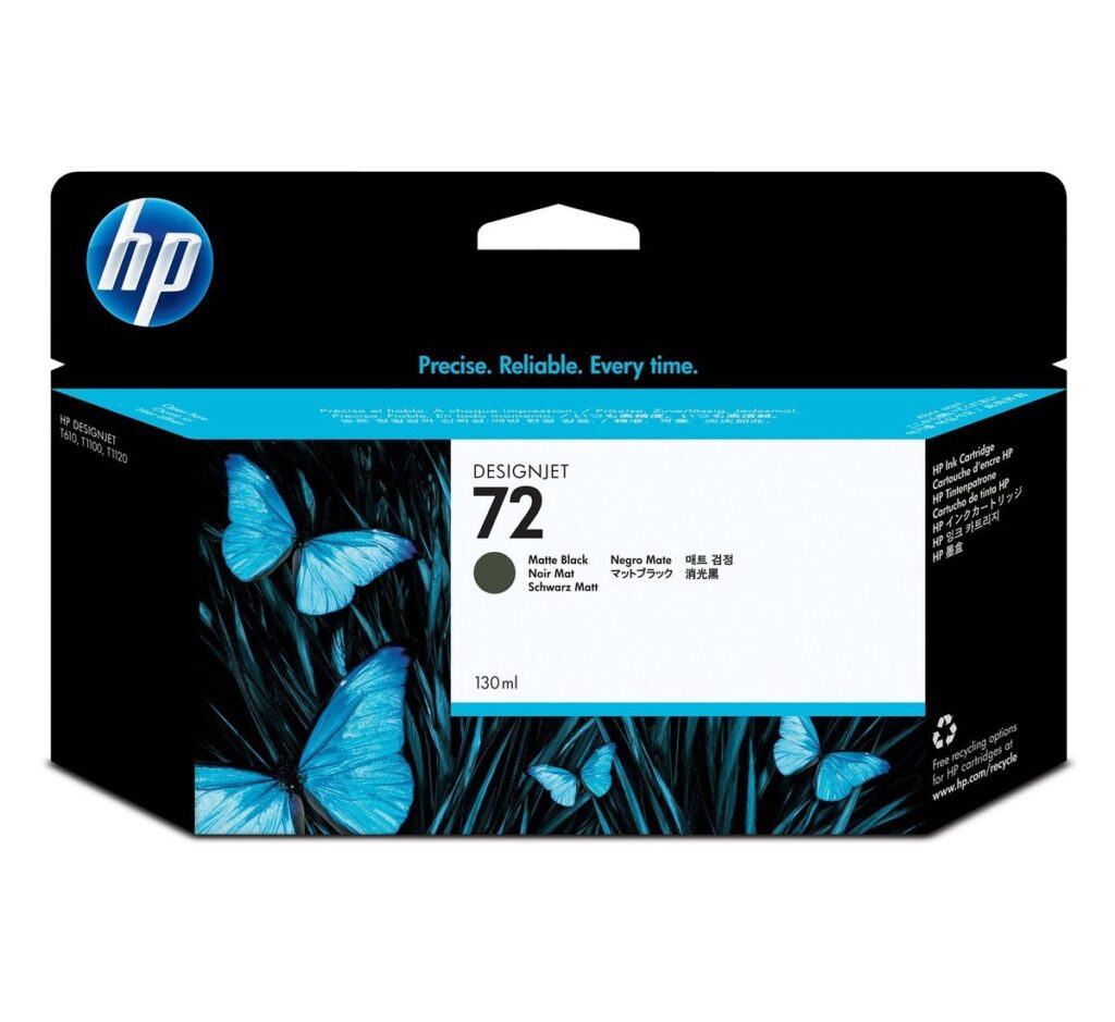 Tinta Hp C9403A (72) Matte Black 130ML DesignJet T610 0