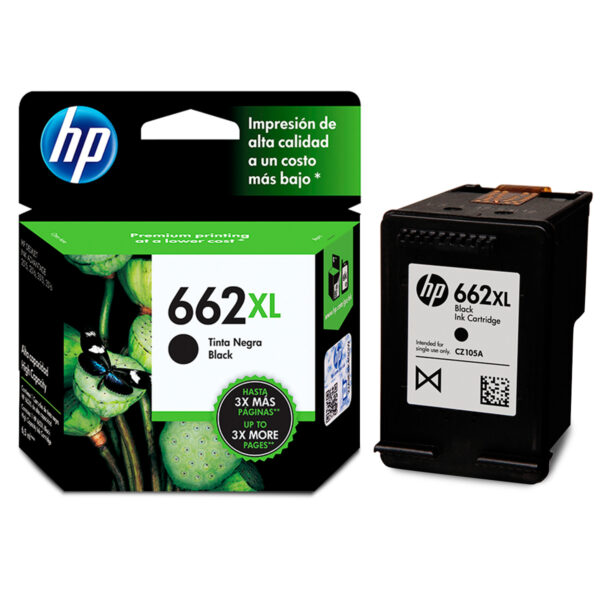Tinta Hp CZ105AL (662XL) Negro 360 Pag.