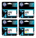 Tinta Hp CZ113AL (670) Negro 250Pag.