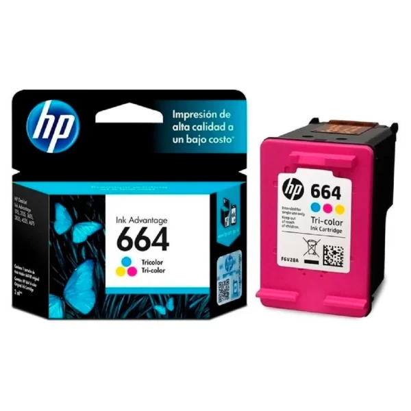 Tinta Hp F6V28AL (664) Tricolor 100Pag.