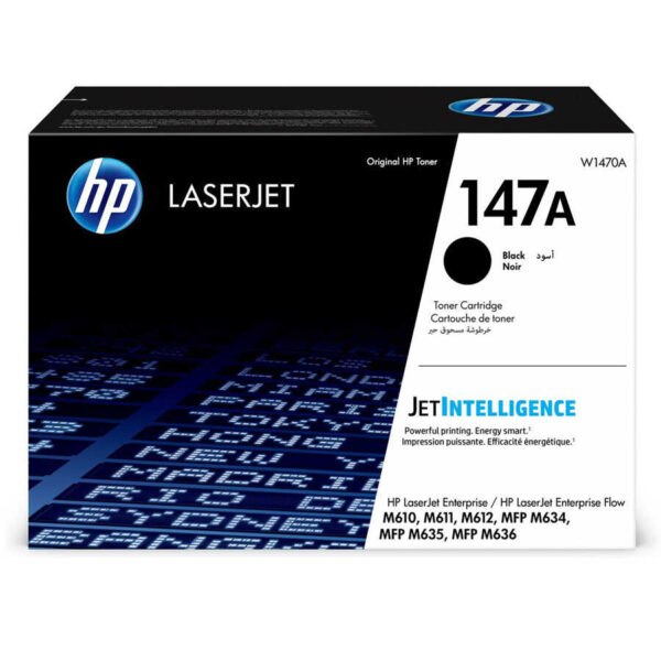 Tóner HP 147A Black (W1470A) 10,500 Pag