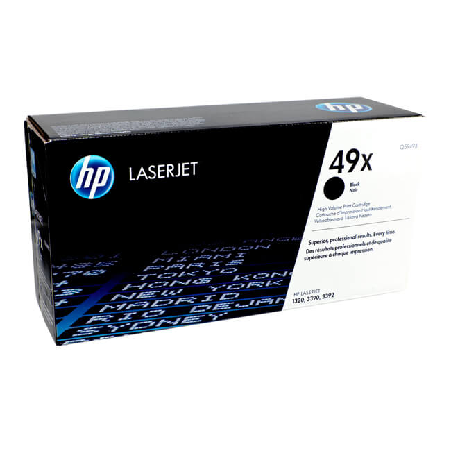 Tóner HP Q5949X (49X) Negro 6,000 Pag Tóner HP Q5949X (49X) Negro 6,000 Pag