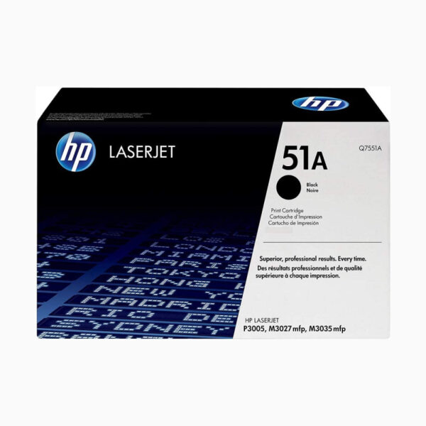 Tóner HP Q7551A (51A) Negro 6,500 Pag