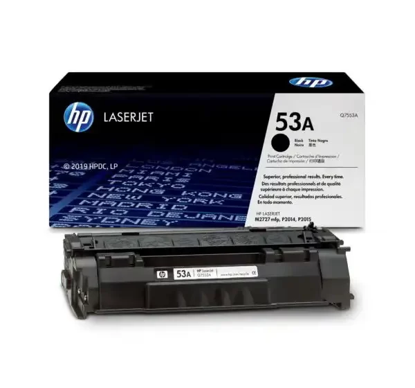 Tóner HP Q7553A (53A) Negro 3,000 Pag
