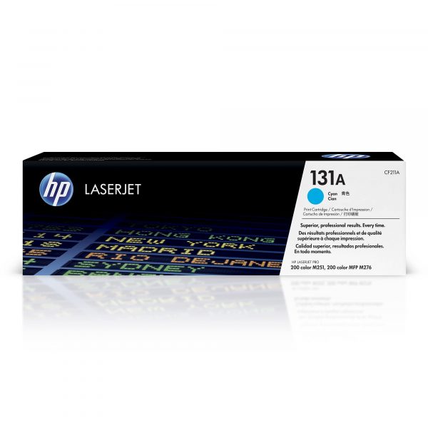 Toner Hp 131A (CF211A) Cyan 1,800 Pag LaserJet Pro 200 Color M251