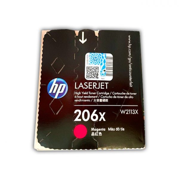 Tóner Hp 206X (W2113X) Magenta 2,450 Pág Color LaserJet Pro M454