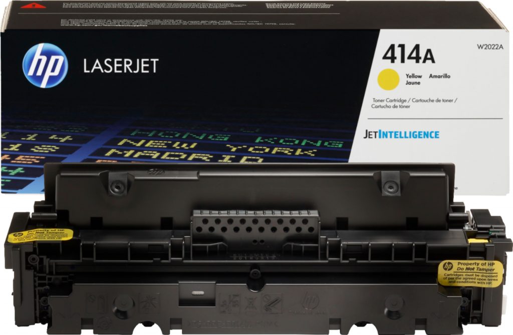Tóner Hp 414A (W2022A) Yellow 2,100 Pág Color LaserJet Pro M454