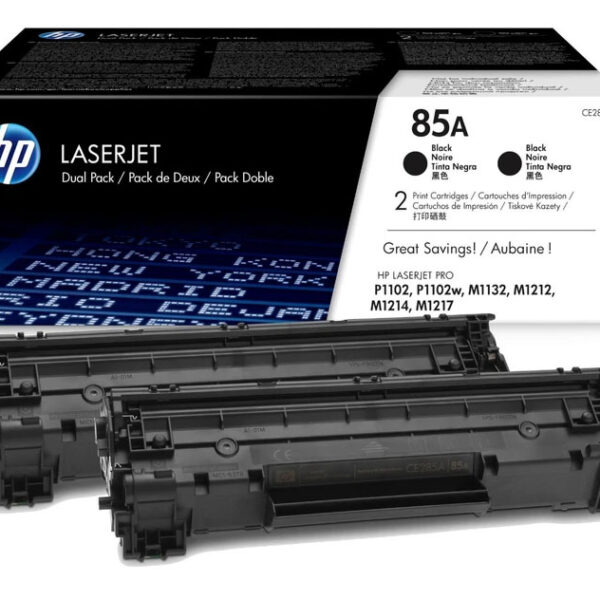 Toner Hp 85AD CE285AD DUAL PACK 1,600pag