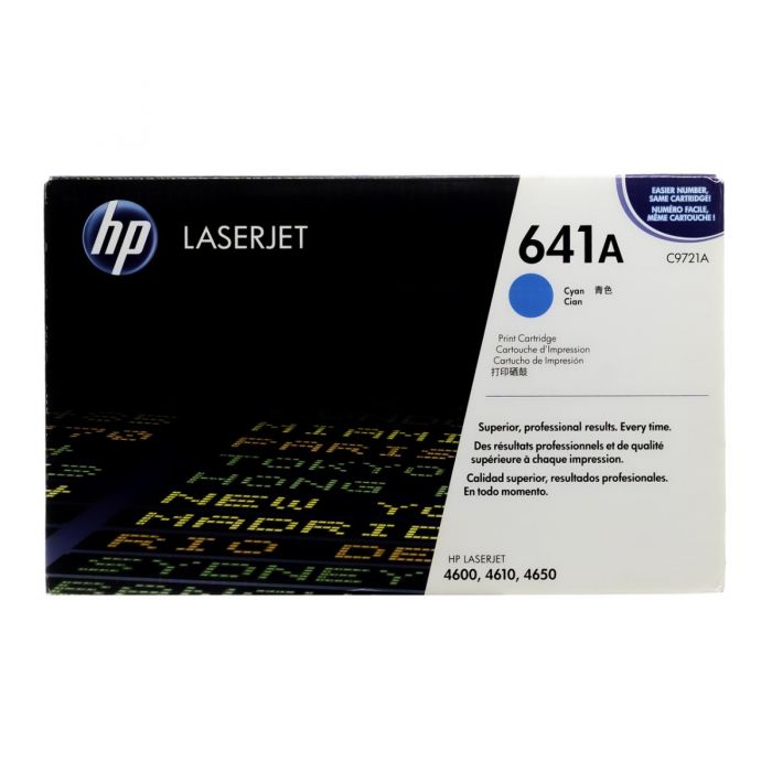 Tóner Hp C9721A (641A) Cyan 8,000 Pag Tóner Hp C9721A (641A) Cyan 8,000 Pag