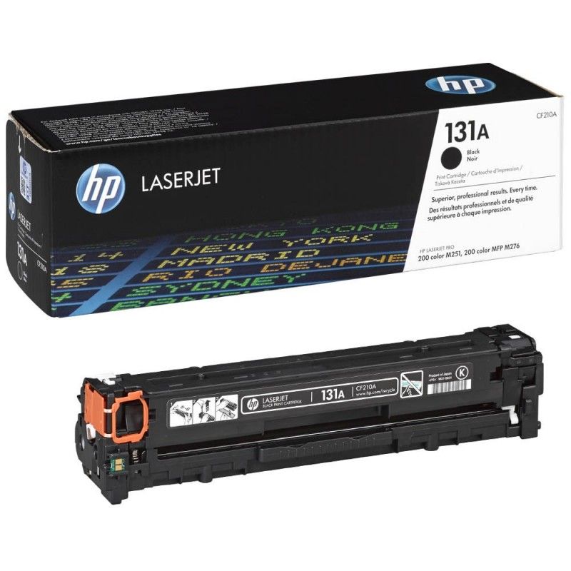 Toner Hp CF210A (131A) Negro 1,60 Toner Hp CF210A (131A) Negro 1,600 Pag