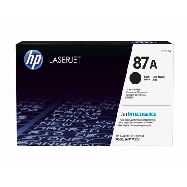 Tóner Hp CF287A (87A) Negro 9,000 Pag