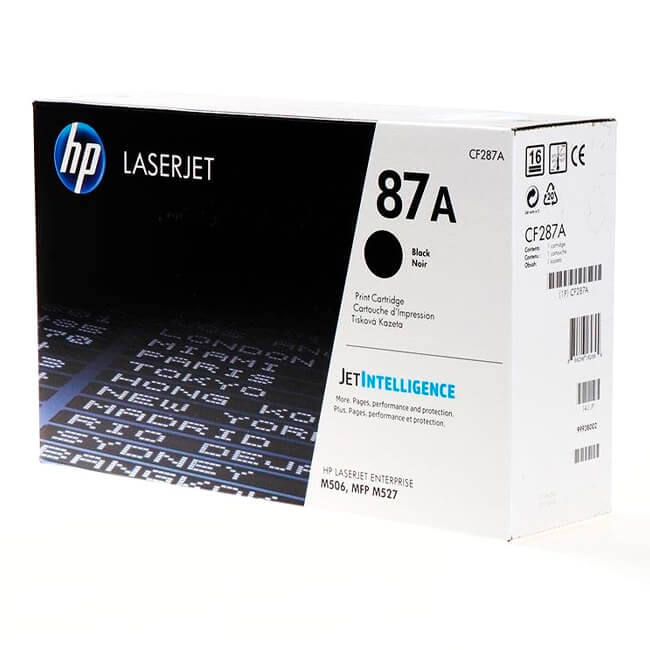 Tóner Hp CF287A (87A) Negro 9,000 Pag