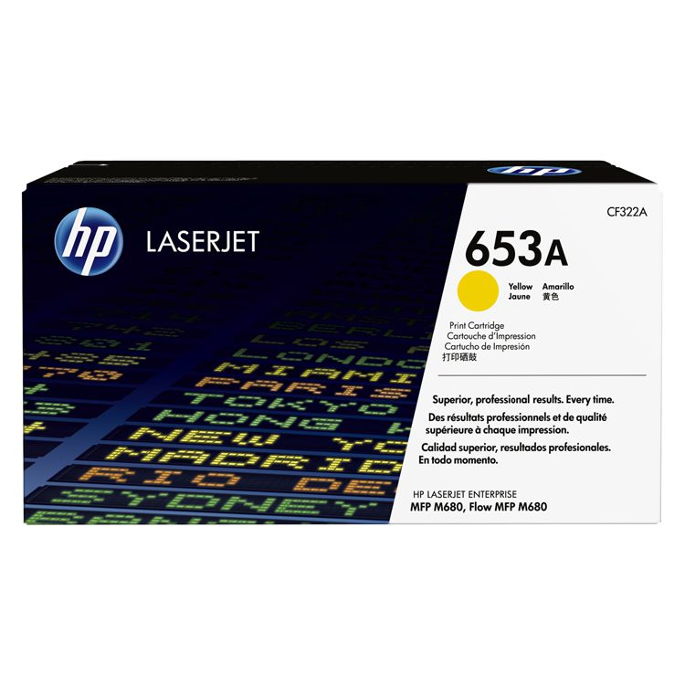 Tóner Hp CF322A (653A) YellowY Tóner Hp CF322A (653A) Yellow 16,500 Pag
