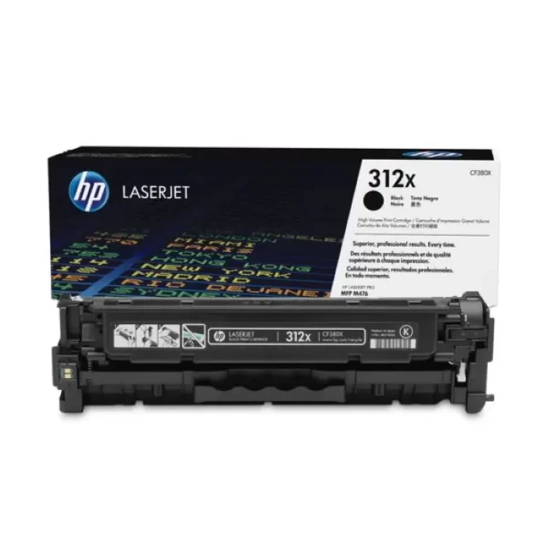 Toner Hp Lj 312X (CF380X) Black 4,400 Pag