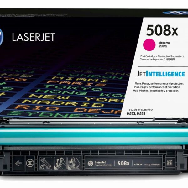 Toner Hp Lj 508X (CF363X) Magenta 9,500pg.
