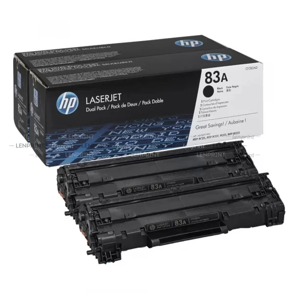 Toner hp 83AD (CF283AD) Negro Dual Pack 1,500 Pag LaserJet Pro MFP M127